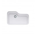 Franke ORK110MW Orca Single Basin Undermount Fireclay Kitchen Sink in Matte White