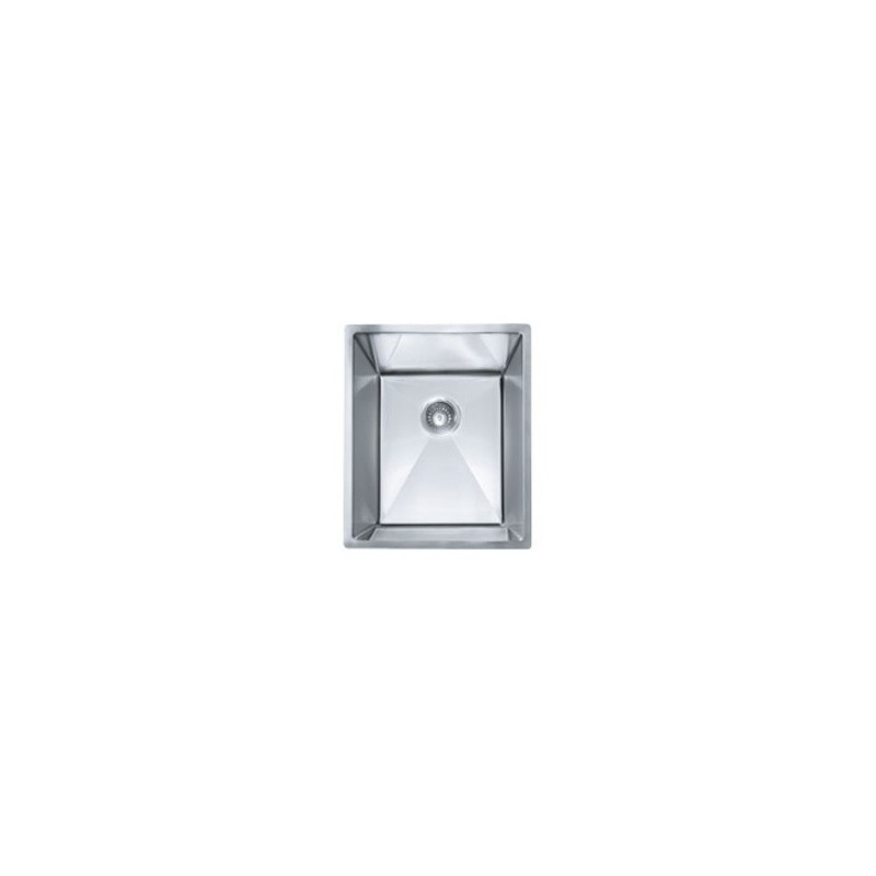 Franke PEX110-14 Planar 8 Single Basin Undermount Stainless Steel Kitchen Sink