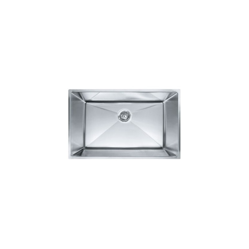 Franke PEX110-31 Planar 8 Single Basin Undermount Stainless Steel Kitchen Sink
