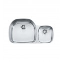 Franke PRX120 Prestige Double Basin Undermount Stainless Steel Kitchen Sink