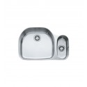 Franke PRX160 Prestige Double Basin Undermount Stainless Steel Kitchen Sink