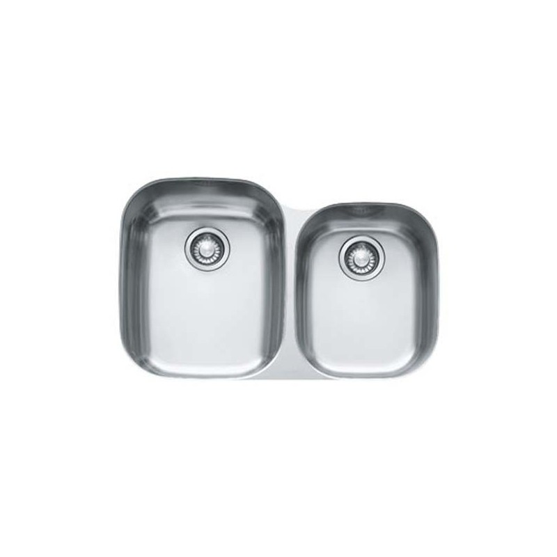 Franke RGX160 Regatta Double Basin Undermount Stainless Steel Kitchen Sink