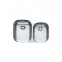Franke RGX160 Regatta Double Basin Undermount Stainless Steel Kitchen Sink