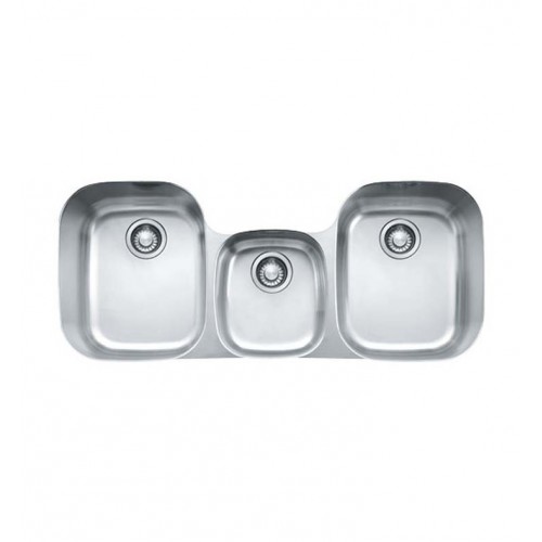 Franke RGX170 Regatta Triple Basin Undermount Stainless Steel Kitchen Sink