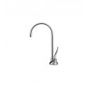 Franke DW5000 Polished Chrome Cold Only Water Dispenser Faucet with Metal Lever Handle