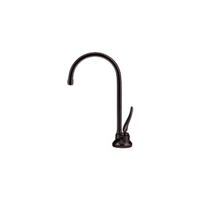 Franke DW5060 Old World Bronze Cold Only Water Dispenser Faucet with Metal Lever Handle