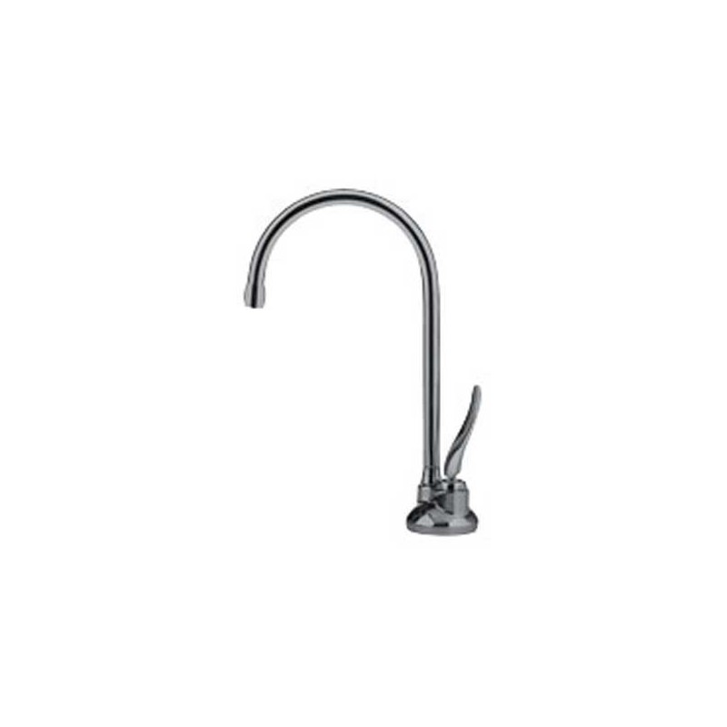 Franke DW5080 Satin Nickel Cold Only Water Dispenser Faucet with Metal Lever Handle