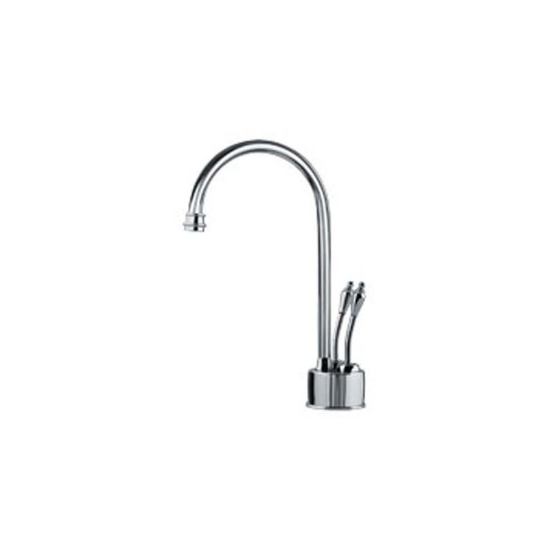 Franke LB6200 Hot and Cold Water Dispenser Faucet with Metal Lever Handles in Polished Chrome