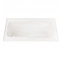 Neptune E15.16828.4 Entrepreneur Velona 72" x 36" Customizable Alcove Jet Bathtub