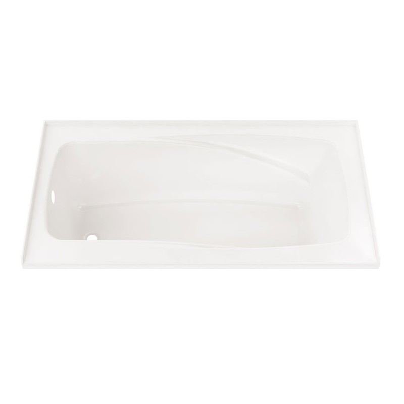 Neptune E10.16816.4 Entrepreneur Velona 60" x 36" Customizable Alcove Soaker Bathtub