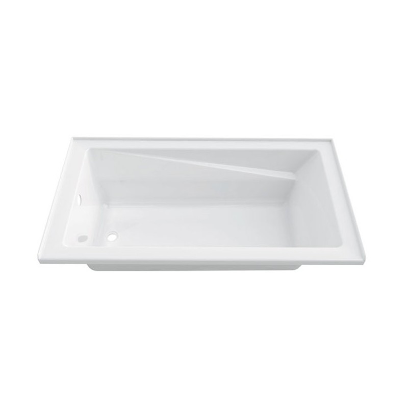 Neptune E10.19012.4 Entrepreneur Azea 60" x 32" Alcove Soaker Bathtub with Integrated Tiling Flange