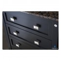 Fresca FVN6512BB Wilson Classic Single Sink Bathroom Vanity w/ Baltic Brown Countertop