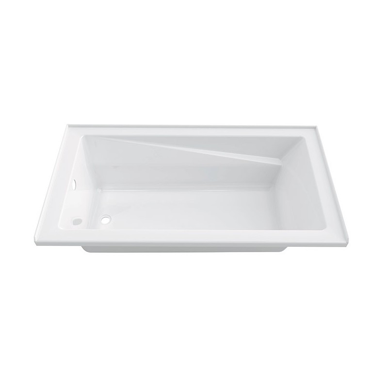Neptune E10.18912.4 Entrepreneur Zenya 60" x 32" Alcove Customizable Soaker Bathtub with Integrated Tiling Flange