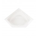 Neptune E10.16660.0500 Entrepreneur Edora 60" x 60" Alcove Customizable Soaker Bathtub with Integrated Tiling Flange