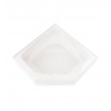 Neptune E15.16660.0500 Entrepreneur Edora 60" x 60" Alcove Customizable Jet Bathtub with Integrated Tiling Flange