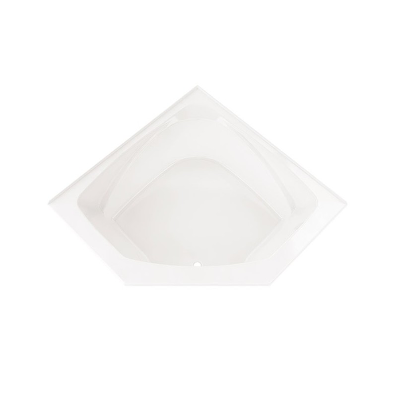 Neptune E10.16654.0500 Entrepreneur Edora 54" x 54" Alcove Customizable Soaker Bathtub with Integrated Tiling Flange