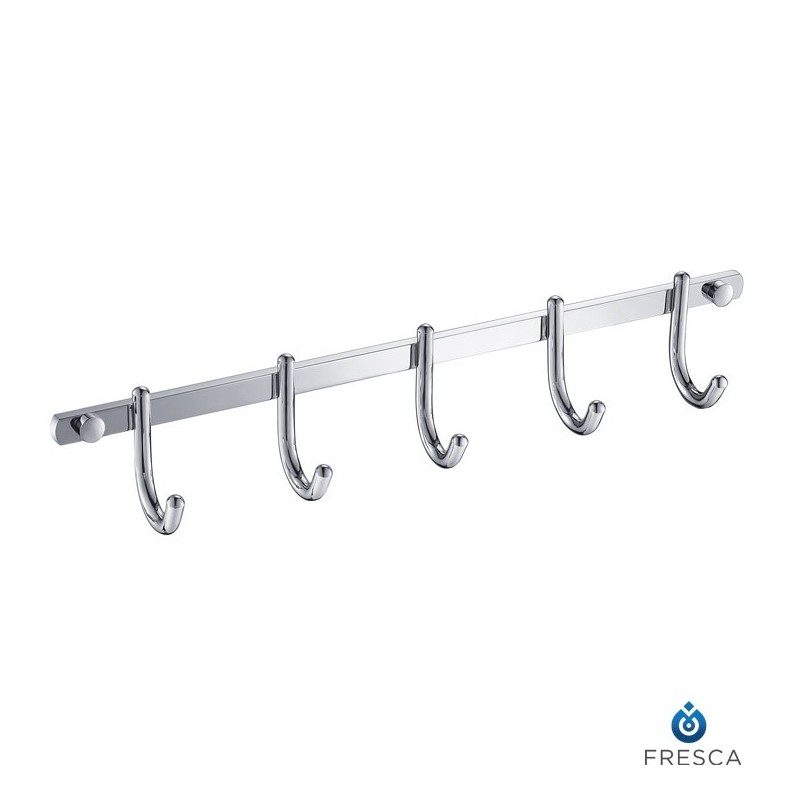 Fresca FAC0306CH 5 Curved Bathroom Hooks in Chrome