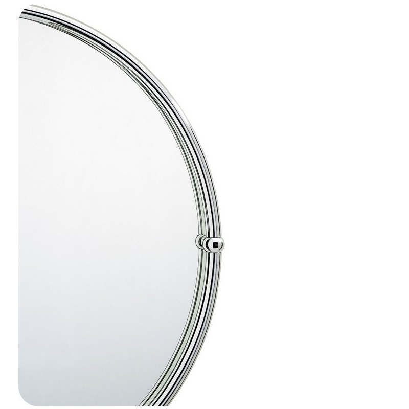 Valsan 66001 Kingston Bathroom Round Mirror with Frame