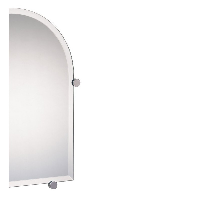 Valsan 671011 Nova Bathroom Mirror with Fixing Caps