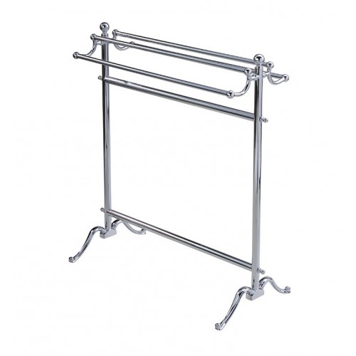 Valsan 53515 Valdemar Dos Santos Bathroom Floor Standing Double Towel Holder