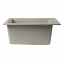 ALFI brand AB1720DI-B Biscuit 17" Drop-In Rectangular Granite Composite Kitchen Prep Sink