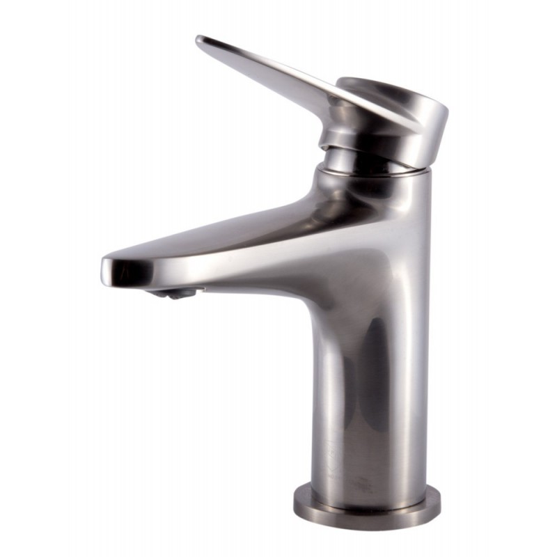 ALFI brand AB1770-BN Brushed Nickel Modern Single Hole Bathroom Faucet