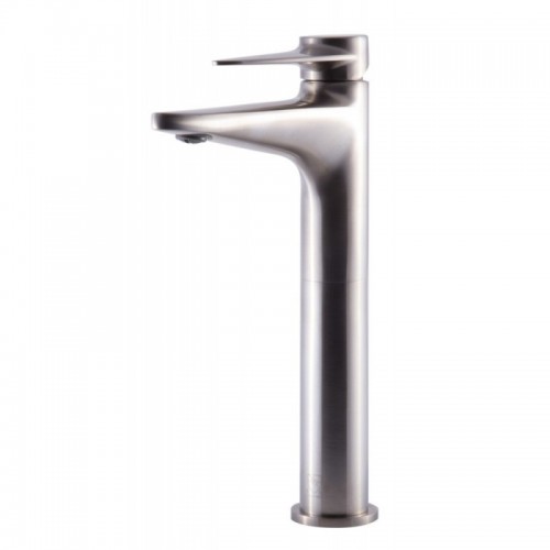 ALFI brand AB1771-BN Brushed Nickel Tall Single Hole Bathroom Faucet