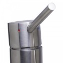 ALFI brand AB2025-BSS Solid Brushed Stainless Steel Pull Out Single Hole Kitchen Faucet