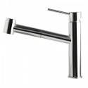 ALFI brand AB2203-PSS Polished Stainless Steel Kitchen Faucet /w Pull-Out Spray