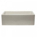 ALFI brand AB3018HS-B 30 inch Biscuit Reversible Smooth / Fluted Single Bowl Fireclay Farm Sink