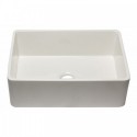 ALFI brand AB3020SB-B 30 inch Biscuit Reversible Single Fireclay Farmhouse Kitchen Sink