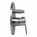ALFI brand AB3101-BN Brushed Nickel Shower Valve Mixer with Rounded Lever Handle and Diverter