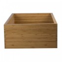 ALFI brand AB3321 33" Double Bowl Bamboo Kitchen Farm Sink