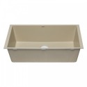 ALFI brand AB3322UM-B Biscuit 33" Single Bowl Undermount Granite Composite Kitchen Sink