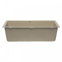ALFI brand AB3322UM-B Biscuit 33" Single Bowl Undermount Granite Composite Kitchen Sink
