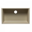 ALFI brand AB3322UM-B Biscuit 33" Single Bowl Undermount Granite Composite Kitchen Sink