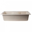 ALFI brand AB3520DI-B Biscuit 35" Drop-In Single Bowl Granite Composite Kitchen Sink