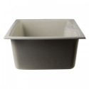 ALFI brand AB3520DI-B Biscuit 35" Drop-In Single Bowl Granite Composite Kitchen Sink