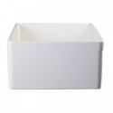 ALFI brand AB509-B Biscuit 30" Fluted Apron Single Bowl Fireclay Farmhouse Kitchen Sink
