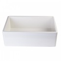 ALFI brand AB511-B Biscuit 30" Decorative Lip Apron Single Bowl Fireclay Farmhouse Kitchen Sink