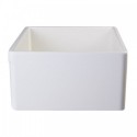 ALFI brand AB511-B Biscuit 30" Decorative Lip Apron Single Bowl Fireclay Farmhouse Kitchen Sink
