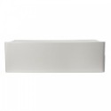 ALFI brand AB533-W 33" White Smooth Apron Single Bowl Fireclay Farm Sink