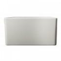 ALFI brand AB537-B Biscuit 32" Fluted Apron Double Bowl Fireclay Farmhouse Kitchen Sink