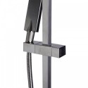 ALFI brand AB7606-BN Brushed Nickel Sliding Rail Hand Held Shower Head Set with Hose