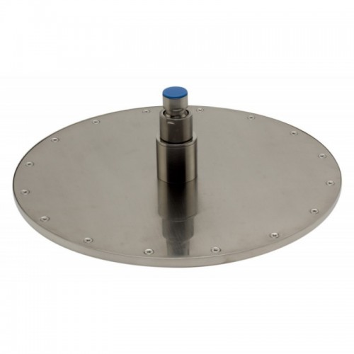 ALFI brand LED12R-BN Brushed Nickel 12" Round Multi Color LED Rain Shower Head
