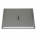 ALFI brand RAIN16S-BSS Solid Brushed Stainless Steel 16" Square Ultra Thin Rain Shower Head