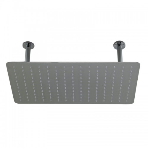 ALFI brand RAIN2012-PSS 20" Rectangular Polished Solid Stainless Steel Ultra Thin Rain Shower Head