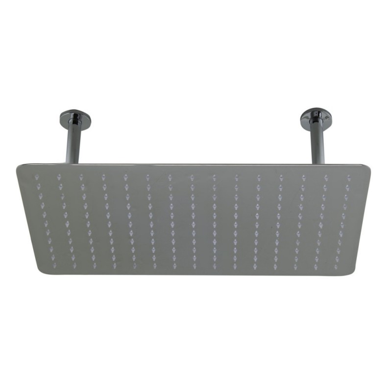 ALFI brand RAIN2012-PSS 20" Rectangular Polished Solid Stainless Steel Ultra Thin Rain Shower Head