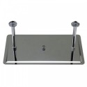 ALFI brand RAIN2012-PSS 20" Rectangular Polished Solid Stainless Steel Ultra Thin Rain Shower Head