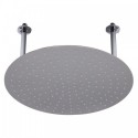 ALFI brand RAIN20R-BSS 20" Round Brushed Solid Stainless Steel Ultra Thin Rain Shower Head